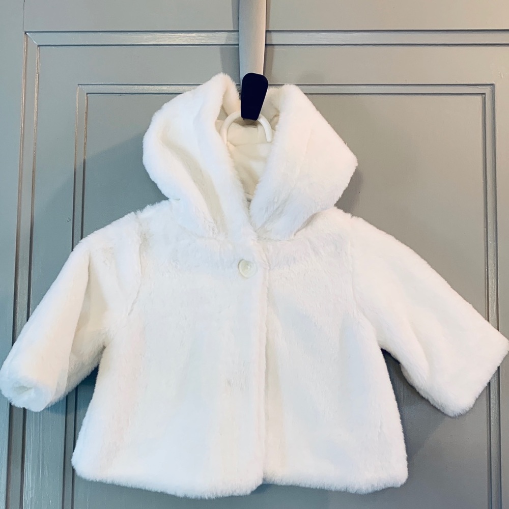 Faux fur coat